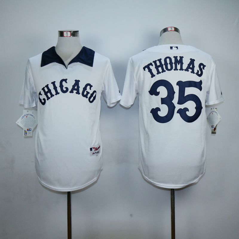 Men Chicago White Sox 35 Thomas White MLB Jerseys